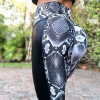 High Waist Snake skin Print Push Up Leggings