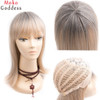 Ombre Brown Blonde Wig High Density Temperature Synthetic Wigs