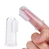 1 Set Soft Baby Finger Silicone Toothbrush with Box