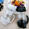 Cute Cat Glass Tea Mug With Infuser Strainer Filter
