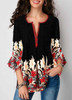 Women V-neck Blouse