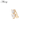 Steel Crystal Belly Button Rings