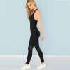 Sexy Backless Solid Sleeveless Jumpsuit