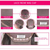 Short Curly Bob Lace Front Human Hair Wigs