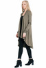 Bamboo Solid Color Open Front Cardigan