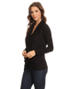 Women's Long Sleeve Criss Cross Cardigan Small to 3XL Athleisure Made