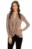 Women's Long Sleeve Criss Cross Cardigan Small to 3XL Athleisure Made