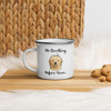 No Barking - Enamel Mug