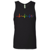 Rainbow Heartbeat Men's Shirt & Tank Top