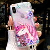 Trendy Glitter Liquid Quicksand cell phone cases for iPhones