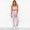 2 Piece Workout Clothes for Women Sports Bra and Leggings Set