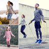 Jump Rope Tangle-Free Rapid Speed Jumping Rope Cable with Ball Bearings Steel Skipping Rope Gym Fitness Home Exercise Slim Body