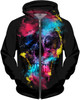 Cosmic Skull Zip Up Hoodie