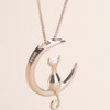 Women's Cat-Moon Pendant Necklace Women's Cat-Moon Pendant Necklace