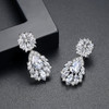 'Bonacatta' Earrings - 18K White Gold Finish