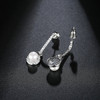 'Oldina' Earrings - 18K White Gold Finish