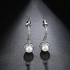 'Oldina' Earrings - 18K White Gold Finish