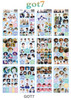 GOT7 Small Stickers - 12pc Set