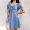 Vintage Flare Lantern Sleeve Dress