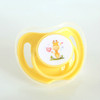 1PCs Orthodontics Pacifiers Baby Cotton Animals Printing Safe Food Grade Silicone Cute Baby Round and Flat Nipples Pacifiers