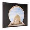 Sheikh Zayed Grand Mosque Horizontal Framed Premium Gallery Wrap Canvas