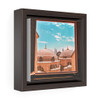 Sultan Ahmed Blue Mosque from Ayasofya Masjid Square Framed Premium Gallery Wrap Canvas