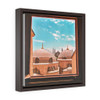 Sultan Ahmed Blue Mosque from Ayasofya Masjid Square Framed Premium Gallery Wrap Canvas