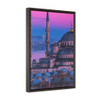 Sultan Ahmed Blue Mosque Vertical Framed Premium Gallery Wrap Canvas
