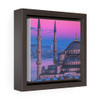 Sultan Ahmed Blue Mosque Square Framed Premium Gallery Wrap Canvas