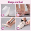Silicone Invisible Heel Lifting Insoles