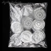 100pcs Glue Gasket Pad For Eyelash Extension Transparent Glue Holder