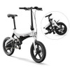 onebot S6 Electric Bike Folding Foldable 16 Inch Electric Bicycle 250W Motor Dual Disc Brakes Assist Moped Electric Bike E-Bike