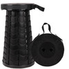 Retractable Stool Folding Chiar Portable Stool Folding Chair Stretching Home Camping Hiking Convenient Fishing Black Mini Chair
