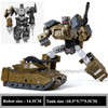Transformer Robot Car Anime Devastator Aircraft Tank Model 5 IN 1