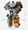 Transformer Robot Car Anime Devastator Aircraft Tank Model 5 IN 1