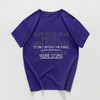 When you're dead you don't know t-shirt