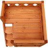 Pet Wooden House with Balcony