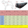 Large Dog Fur Collar Waterproof Coat With Removable Harness