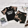 "Daddy's Boy" Camouflage Two-piece Shorts Set