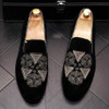 Black Velvet Detailed Loafers