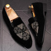 Black Velvet Detailed Loafers