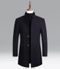 Woolen Stand Collar Coat