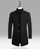 Woolen Stand Collar Coat