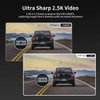 Mirror Dash Cam for Cars with Full Touch Screen, Backup Camera Rear View Mirror