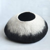 Charcoal & White Cat Cave |  Pet Bed