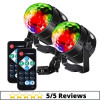 Sound Activated Party Lights with Remote Control, RGB Disco Ball