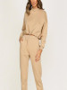 long sleeve crop top and long pants two-piece set