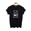 All You Need is Love And Coffee Graphic Tees