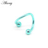 1 PC S Shape Surgical Stainless Steel 2 Balls Helix Cartilage  Piercing  16G