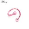 1 PC S Shape Surgical Stainless Steel 2 Balls Helix Cartilage  Piercing  16G